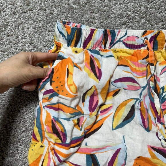 C & C California Women's XL 100% Linen Shorts - Picture 3 of 7